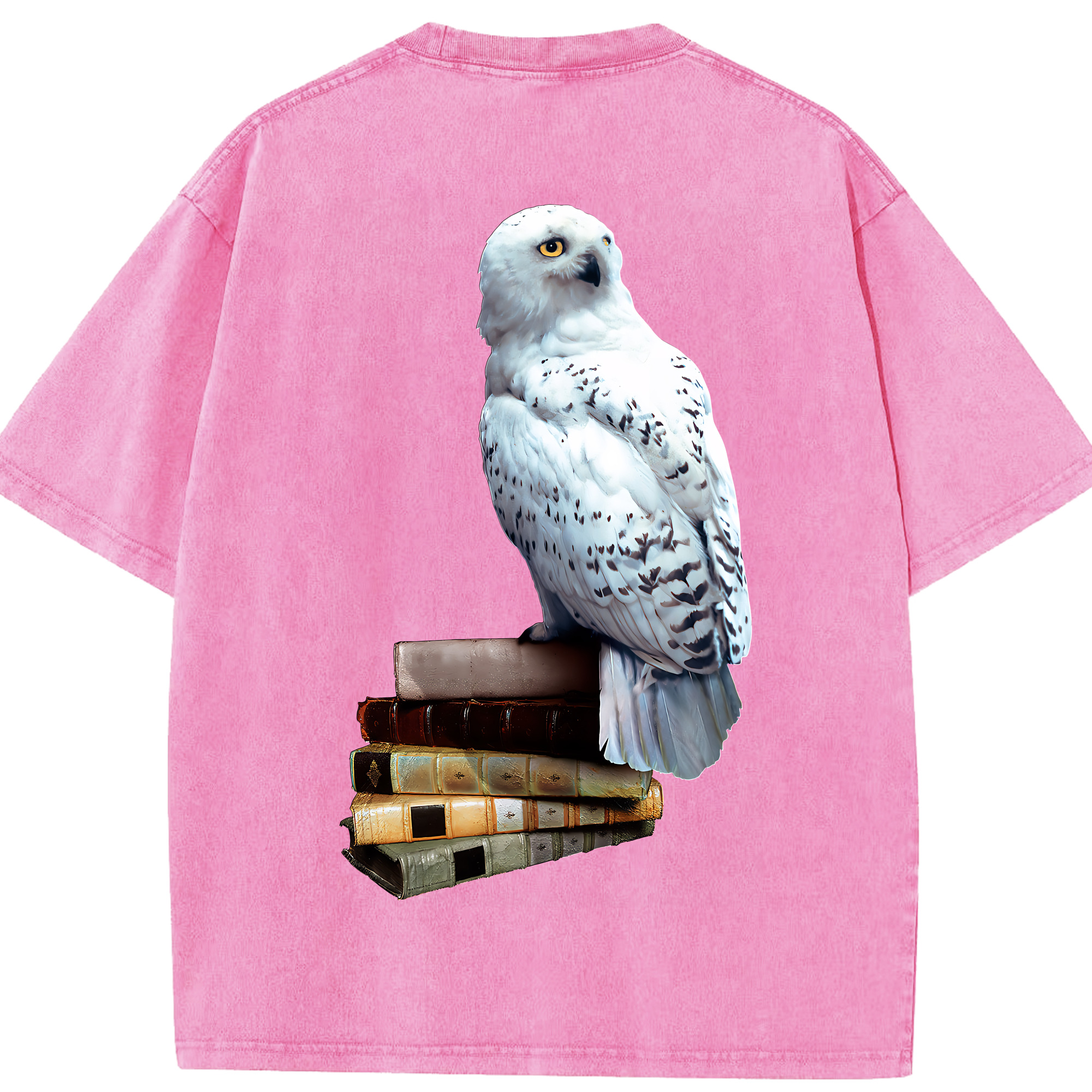 （画像用） Harry Potter ハリー・ポッターシリーズ 綿100% ヴィンテージ風 半袖Tシャツ（背面プリント）